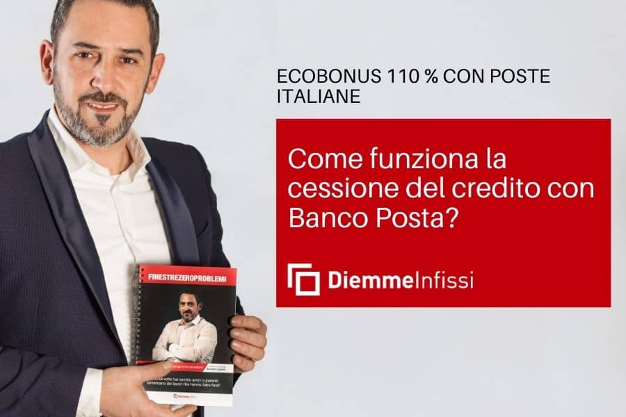 come cedere il credito del bonus 110 a Banco Posta Poste Italiane