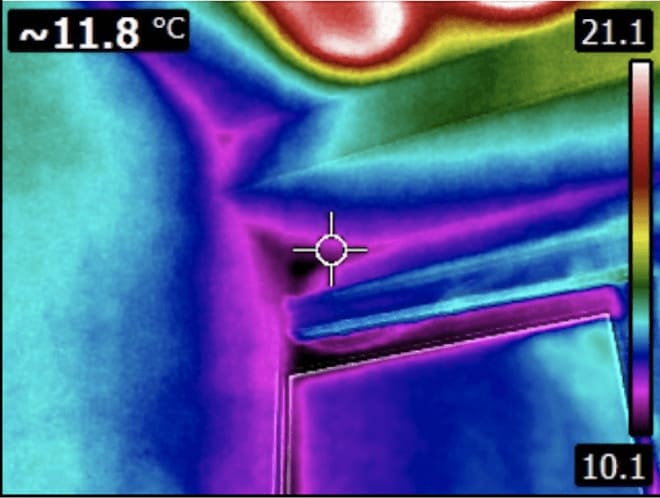 esame termogafico serramenti