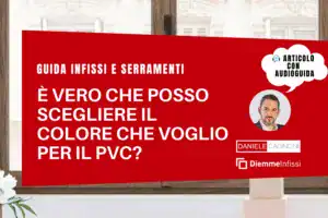Colori infissi in PVC quali sono