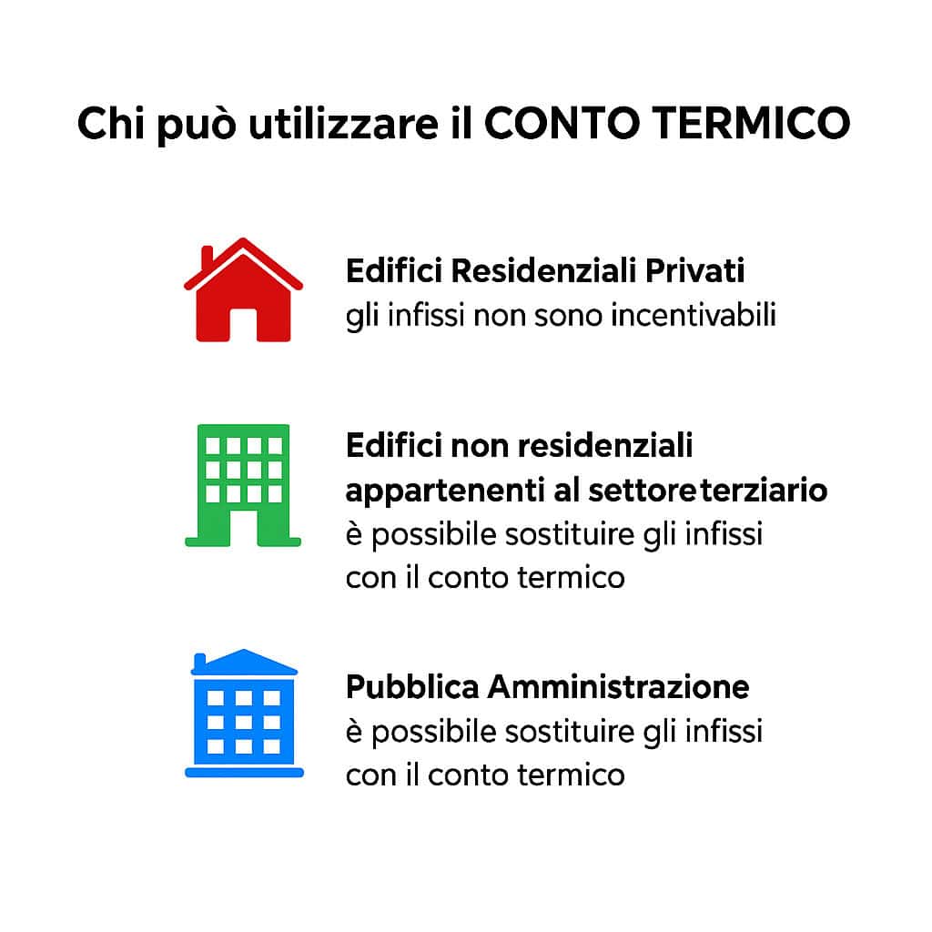 Posso usare il conto termico 3.0 per la sostituzione infissi?