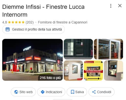 Recensioni negozi finestre a Lucca