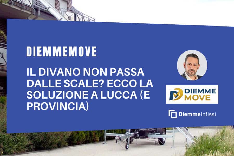 Trasportare il divano sulle scale Lucca