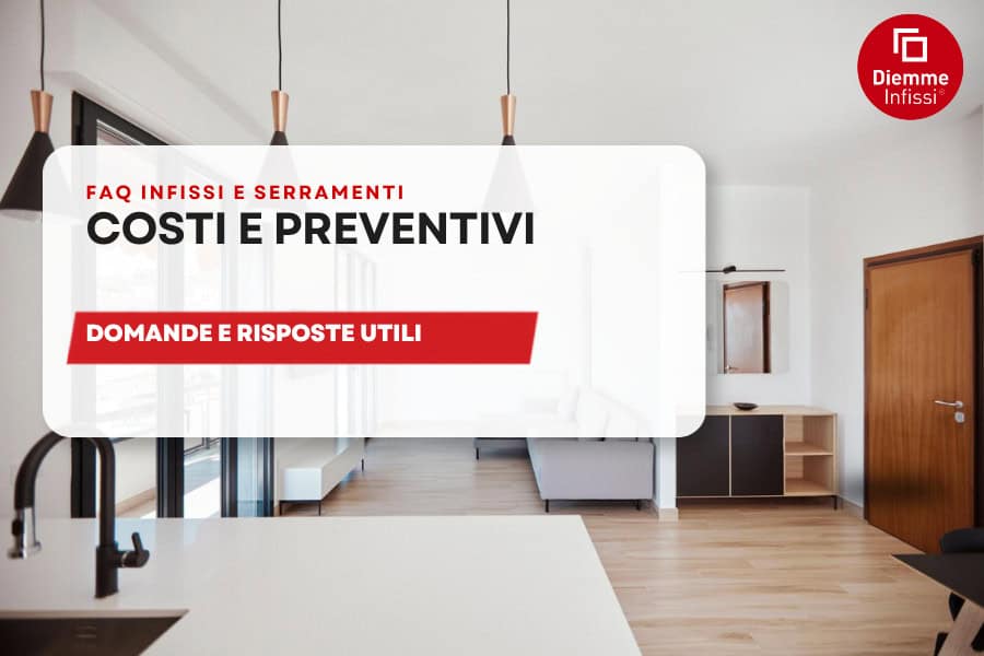 Guida prezzi e preventivi infissi