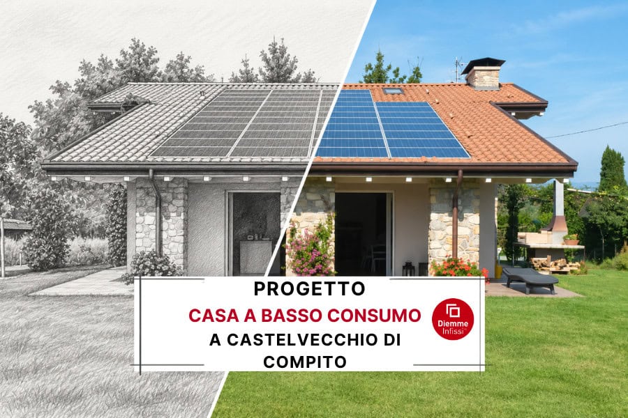 Edificio a consumi quasi zero con serramenti Diemme