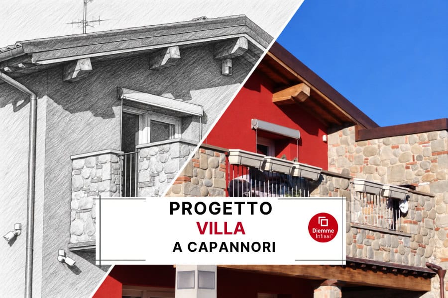 Finestre in PVC per villa a Capannori: Caso Studio Diemme Infissi